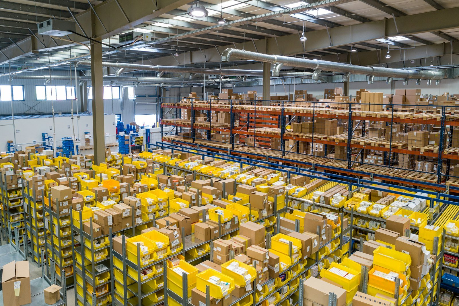Warehouse packing and export